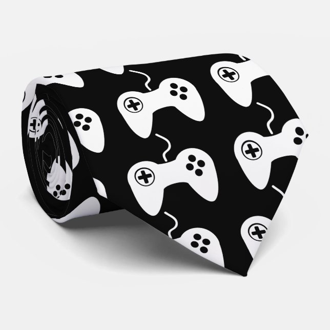 Gamepad Analogs Symbol Tie (Rolled)