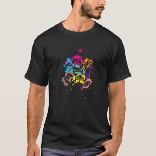 Gamepads Vintage Game Controller Retro Gaming Cons T-Shirt