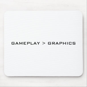 Gameplay > Graphics. Black White. Mouse Pad