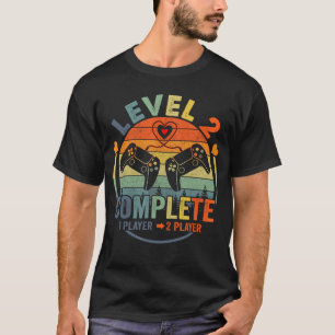 Gamer 2nd Wedding Anniversary Level 2 Complete Ann T-Shirt