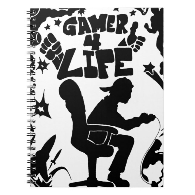 Gamer 4 Life Notebook (Front)