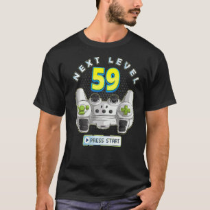 Gamer 59th Birthday Next Level 59 Game Controller T-Shirt