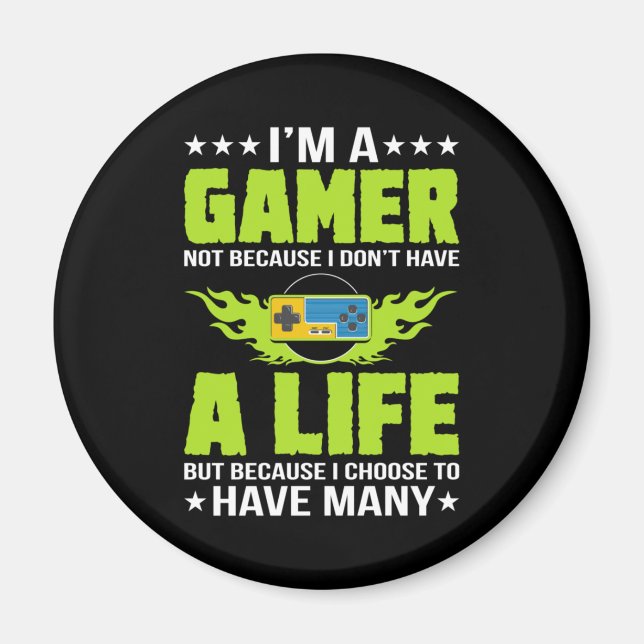 Gamer Am A Gamer Magnet (Front)