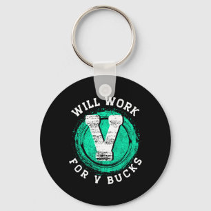 Gamer Apparels Will Work For V Bucks Key Ring
