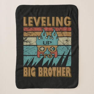 Gamer Art Leveling To Big Brother Sherpa Blanket