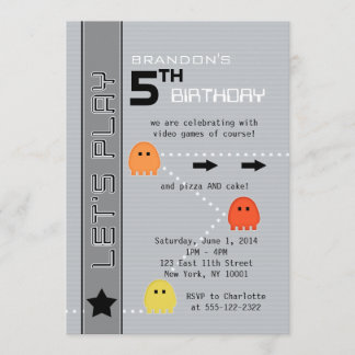 Gamer Birthday Invitation
