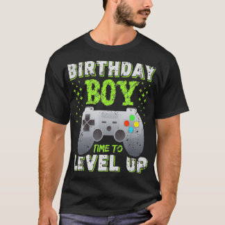 Gamer birthday shirt, Birthday Boy, Time to level T-Shirt