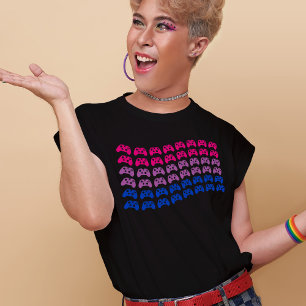 Gamer Bisexual Pride Flag Videogame Controllers T-Shirt