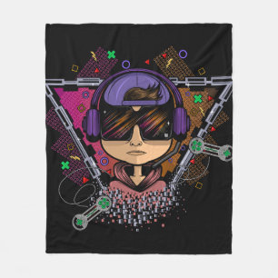 Gamer Boy Fleece Blanket
