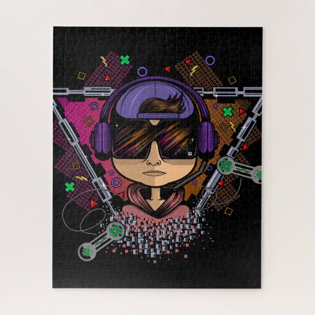 Gamer Boy Jigsaw Puzzle (Vertical)