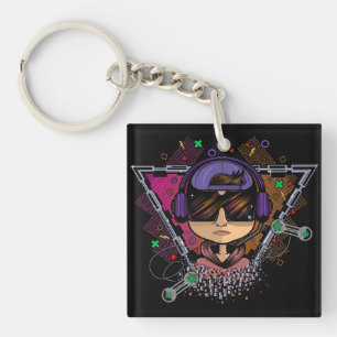 Gamer Boy Key Ring