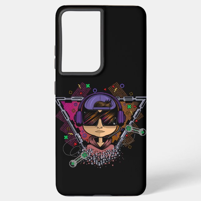 Gamer Boy Samsung Galaxy S21 Ultra Case (Back)