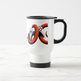 Gamer Boyfriend Gift with Snake Controller Travel Mug