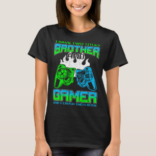 Gamer Boys Kids  Idea Video Games  Brother Gaming T-Shirt