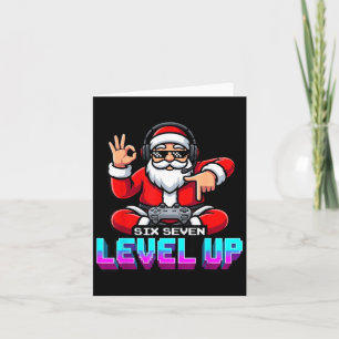 Gamer Boys Santa Video Game Christmas 67  Card