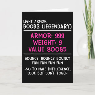 Gamer Breast (legendary) Video Player Gaming Girl Card