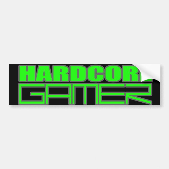 Gamer Bumper Sticker (Front)