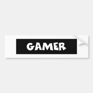 gamer bumper sticker