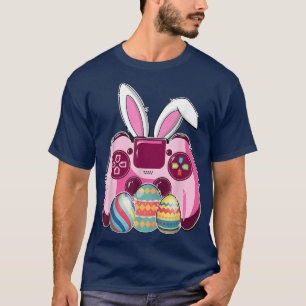 Gamer Bunny Ears Video Game Controller Boys Easter T-Shirt