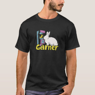 Gamer Bunny Gaming Rabbit Funny Easter Video Games T-Shirt