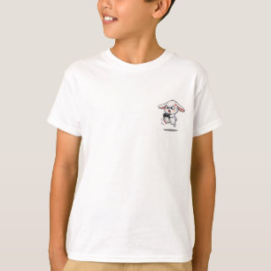 Gamer Bunny Playing Video Games Kids T-Shirt