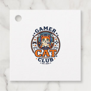 Gamer Cat Cat Mum Gift Idea - Gamer Cat Club_1 Favour Tags