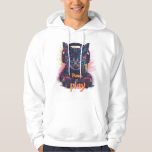Gamer Cat Level Up Hoodie