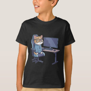 Gamer Cat Squad Funny Meme 1  T-Shirt
