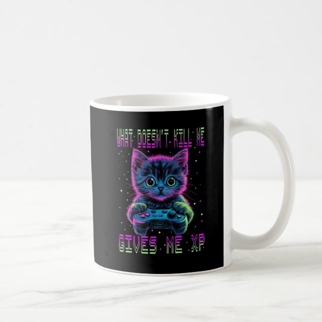Gamer Cat XP Coffee Mug (Right)