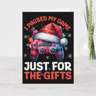 Gamer Christmas Gaming Xmas Video Games Boys Chris Card