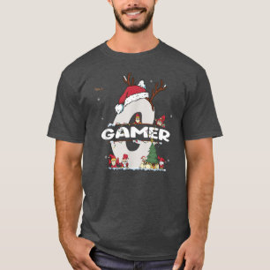 Gamer Christmas w Gamer Name for funny Xmas T-Shirt
