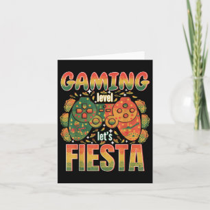 Gamer Cinco De Mayo Boys Video Games Fiesta Fun  Card