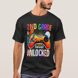 Gamer Ck To School Gamepad 2nd Second Grade Level  T-Shirt