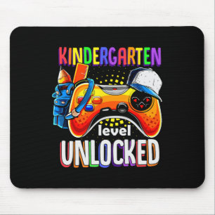 Gamer Ck To School Gamepad Kindergarten Level Unlo Mouse Pad