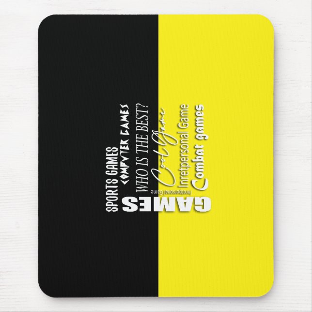 Gamer computer game mouse pad (Front)