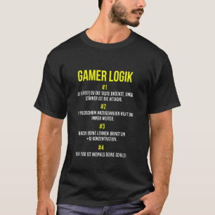 Gamer Console Video Game Player Gamer Logic T-Shirt