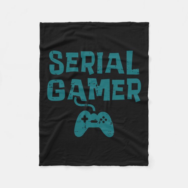 Gamer Controller Fun Gaming Video Game Lover Boys  Fleece Blanket (Front)