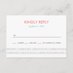 Gamer Controller Love Wedding RSVP Card