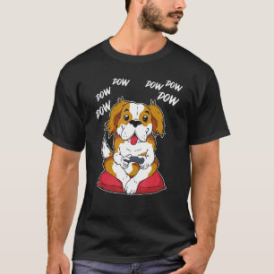 Gamer Controller Pc Dog Owners Gaming Dog T-Shirt