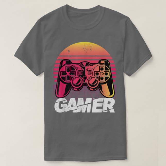 Gamer Controller PC Video Games Lover Hobby Passio T-Shirt (Design Front)