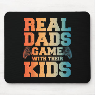Gamer Dad Art For Gaming Dad Daddy Men Game Lover  Mouse Pad