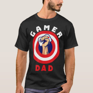Gamer Dad Funny Gaming Quotes Cool Fathers Gift  T-Shirt