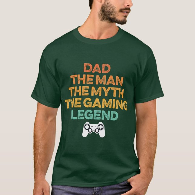 Gamer Dad gift T-Shirt (Front)