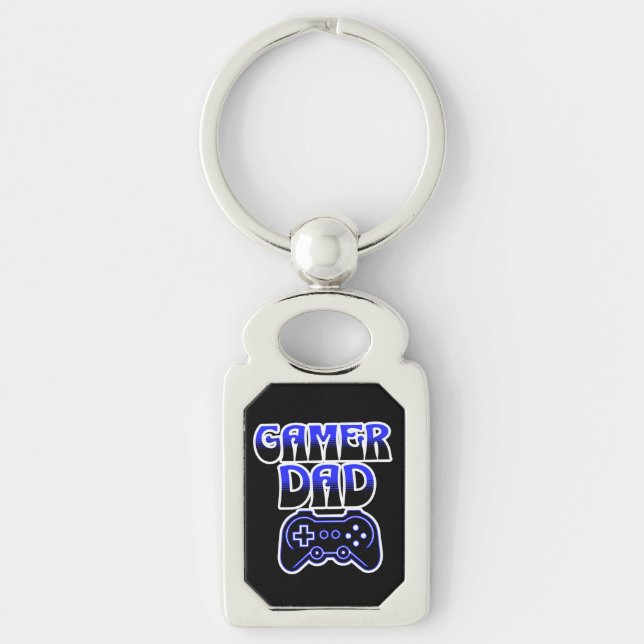 Gamer Dad Key Ring (Front)