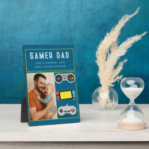 Gamer Dad Plaque – Like a Normal Dad, Only Cooler