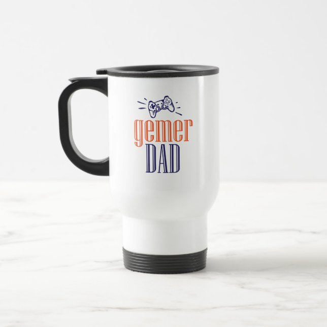 Gamer Dad Travel Mug (Left)