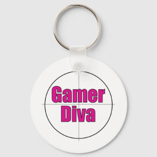 Gamer Diva Key Ring