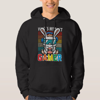 Gamer Easter Bunny Cute Video Game Gaming Boys Kid Hoodie