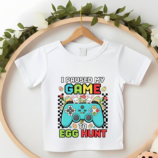 Gamer Easter Egg Hunt Kids Video Game Controller T-Shirt (Creator Uploaded)