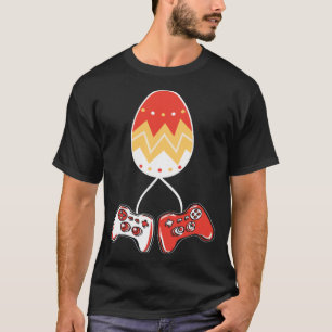 Gamer Easter Egg Video Game Lover Basket Kids Boys T-Shirt